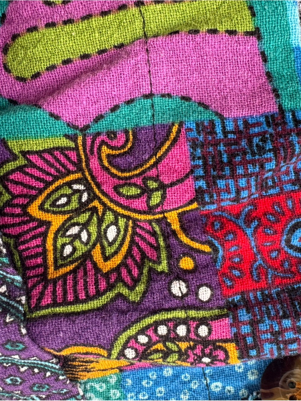 Patchwork Strappy Multicolor Jumpsuit - Picture 2 of 2